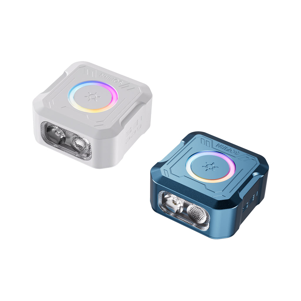 SOFIRN SE1 PRO White MAO EDC Pocket Light with High-CRI White Light, Single-LED RGB Illumination, Fresh New Look, Wearable Light