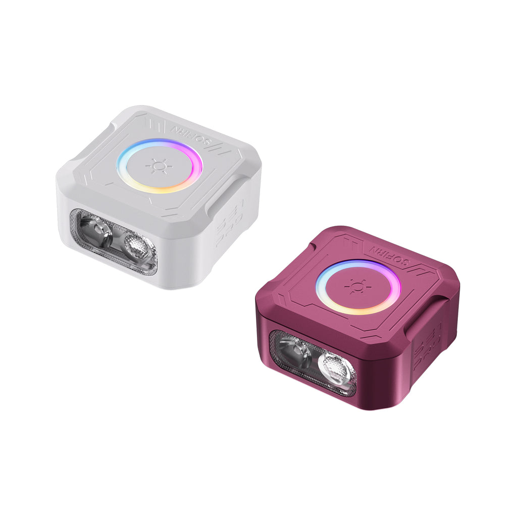 SOFIRN SE1 PRO White MAO EDC Pocket Light with High-CRI White Light, Single-LED RGB Illumination, Fresh New Look, Wearable Light
