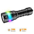 [Ship from China warehouse] SOFIRN SD08 Scuba Diving Flashlight 3200 Lumen with 360-Degree Battery Indicator & Colorful Light Positioning
