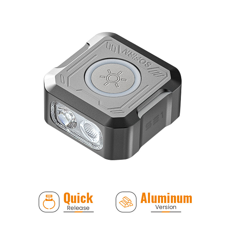 SOFIRN SE1 EDC Pocket Light with 300 Lumens, Quick-Release Design & RGB Signal Ring, Wearable Light