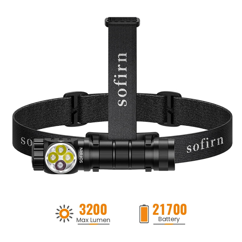 [Ship from China warehouse] SOFIRN HS43 SOFIRN's 1st Hybrid Headlamp with Magnetic Rotary Switch
