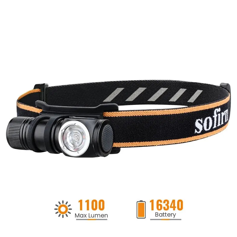 [Ship from China warehouse] SOFIRN HS10 Mini Rechargeable Headlamp with Magnet Tail