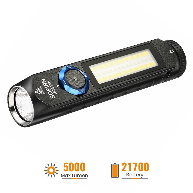 [Ship from China warehouse] SOFIRN IF23 PRO 5000 Lumens Powerful Rechargeable EDC Flashlight
