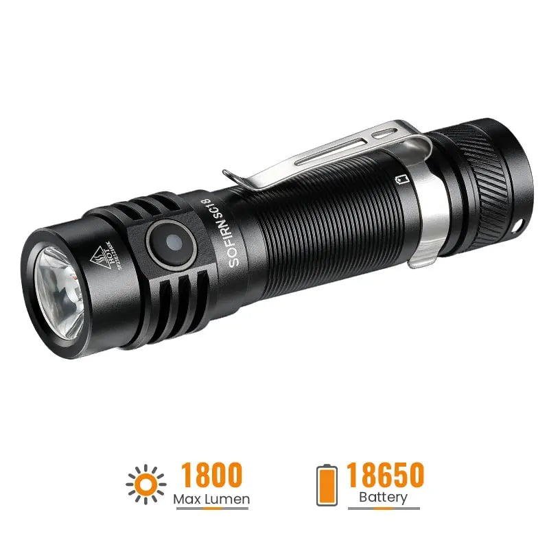 [Ship from China warehouse] SOFIRN SC18 Rechargeable EDC Flashlight