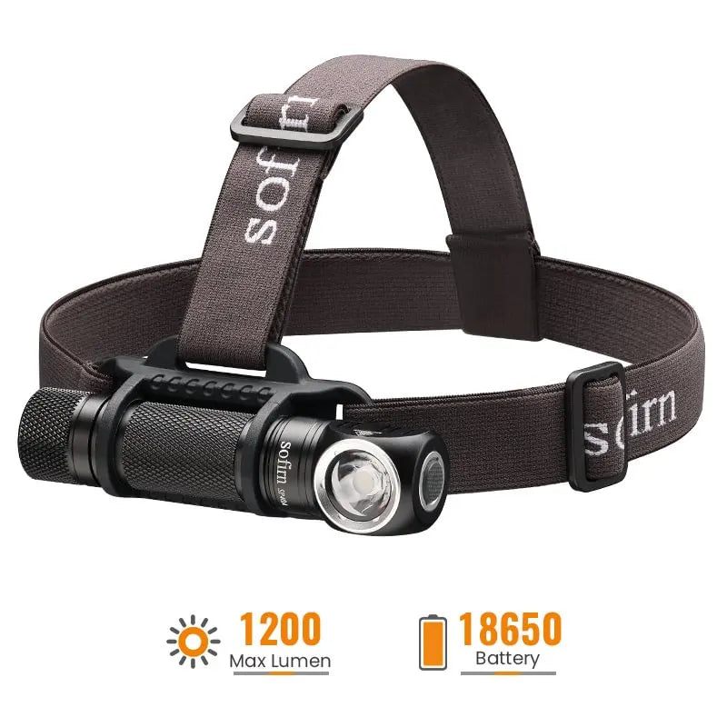 SOFIRN SP40A 1200 Lumens Rechargeable LED Headlamp