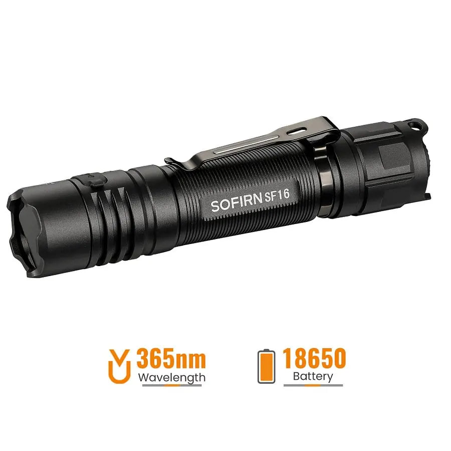 SOFIRN SF16 365nm UV Flashlight