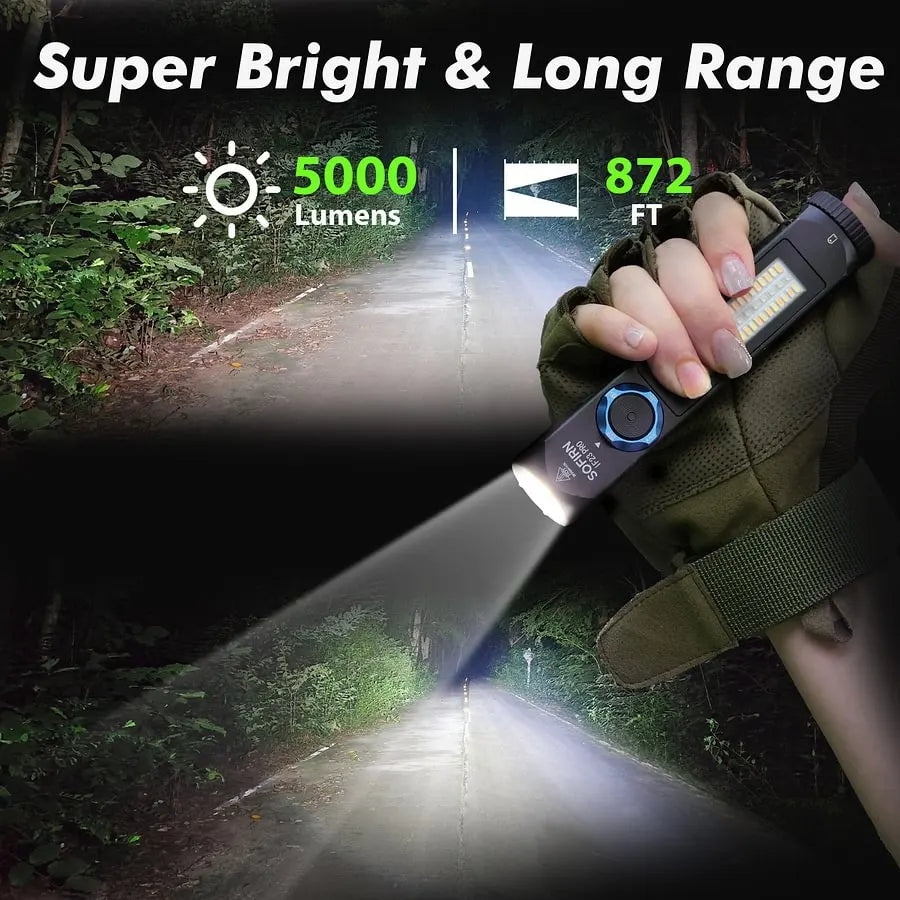 SOFIRN IF23 PRO 5000 Lumens Powerful Rechargeable EDC Flashlight