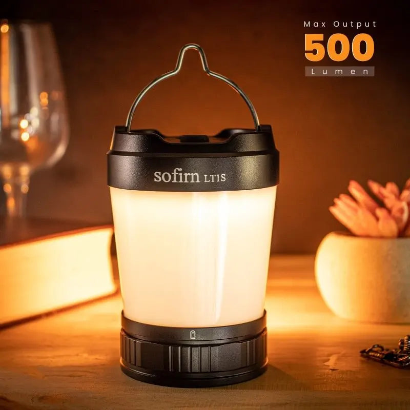 [Ship from China warehouse] SOFIRN LT1S USB C Rechargeable Lantern Red & White Light