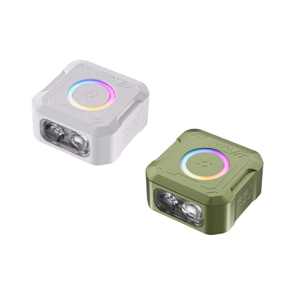 SOFIRN SE1 PRO White MAO EDC Pocket Light with High-CRI White Light, Single-LED RGB Illumination, Fresh New Look, Wearable Light