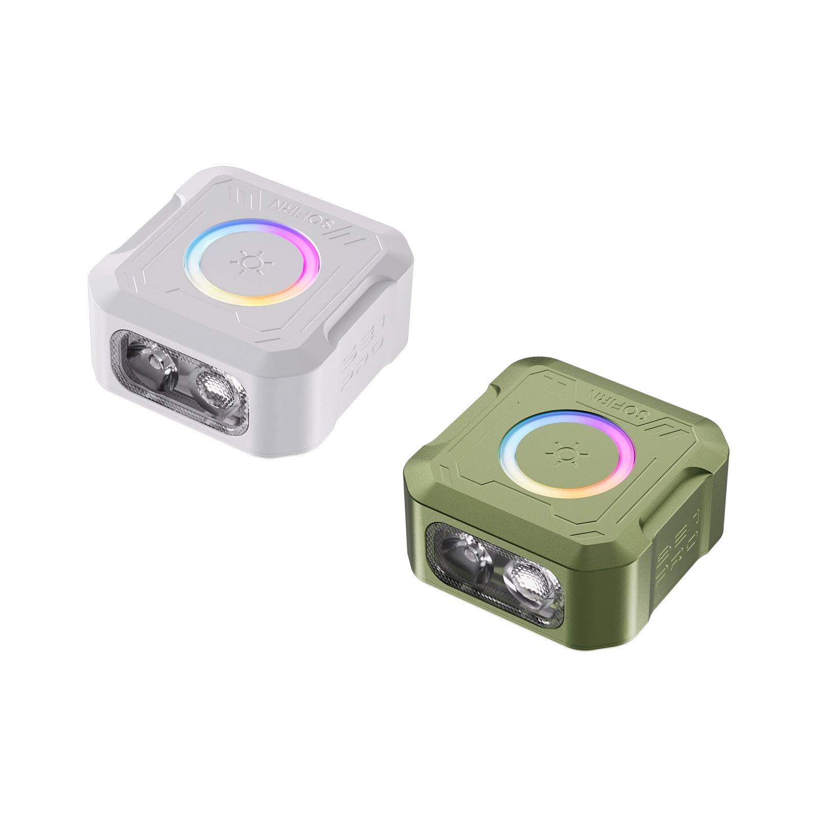 SOFIRN SE1 PRO White MAO EDC Pocket Light with High-CRI White Light, Single-LED RGB Illumination, Fresh New Look, Wearable Light