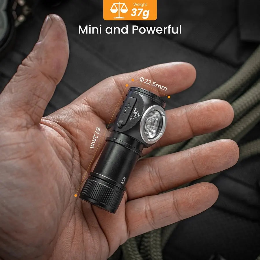 SOFIRN HS10 Mini Rechargeable Headlamp with Magnet Tail