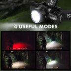 SOFIRN HS21 LED Rechargeable Red and White Headlamp