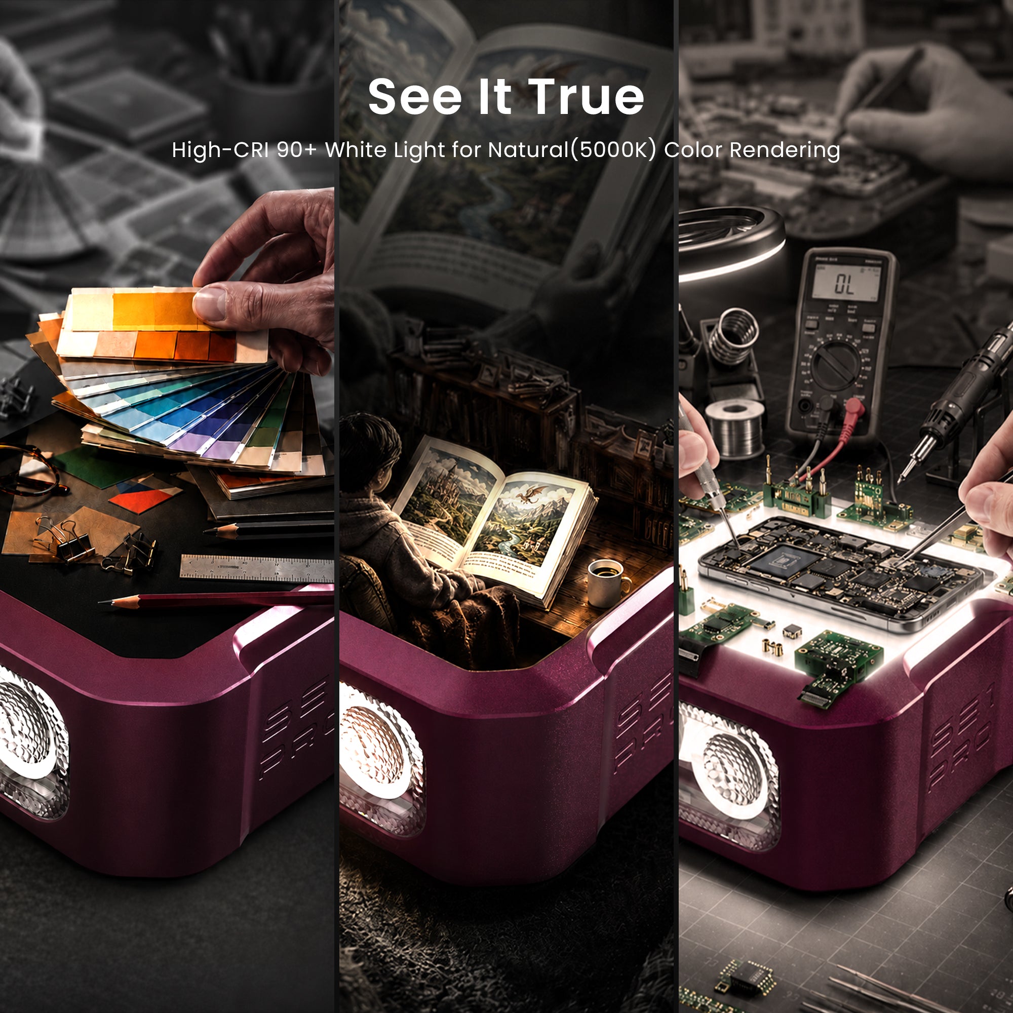 SOFIRN SE1 PRO EDC Pocket Light with High-CRI White Light, Single-LED RGB Illumination, Fresh New Look, Wearable Light