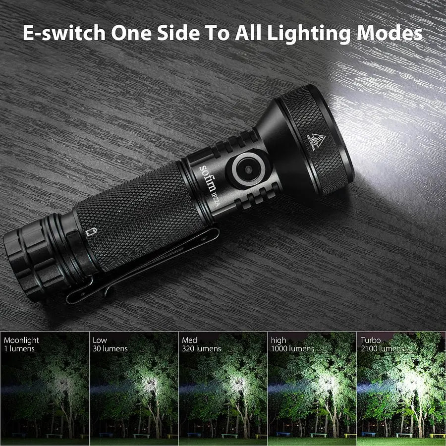 SOFIRN IF22A 2100 High Lumen 690m Powerful Thrower Flashlight