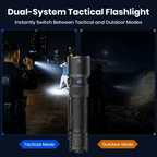 SOFIRN SK31 6800-Lumen Type-C Rechargeable Flashlight Featuring Tactical & Outdoor Modes