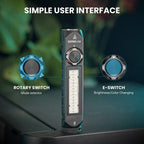 [Ship from China warehouse] SOFIRN IF24 RGB 2000 Lumens Powerful Flashlight with USB-C Rechargeable Spotlight and Floodlight