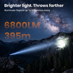 SOFIRN SK31 6800-Lumen Type-C Rechargeable Flashlight Featuring Tactical & Outdoor Modes