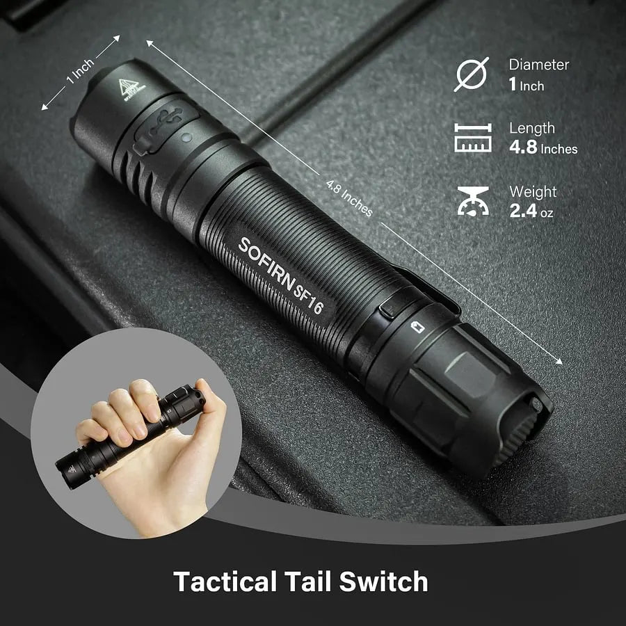 SOFIRN SF16 365nm UV Flashlight