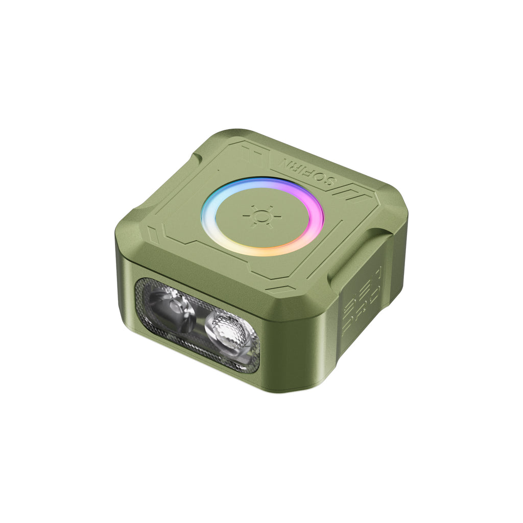 SOFIRN SE1 PRO EDC Pocket Light with High-CRI White Light, Single-LED RGB Illumination, Fresh New Look, Wearable Light