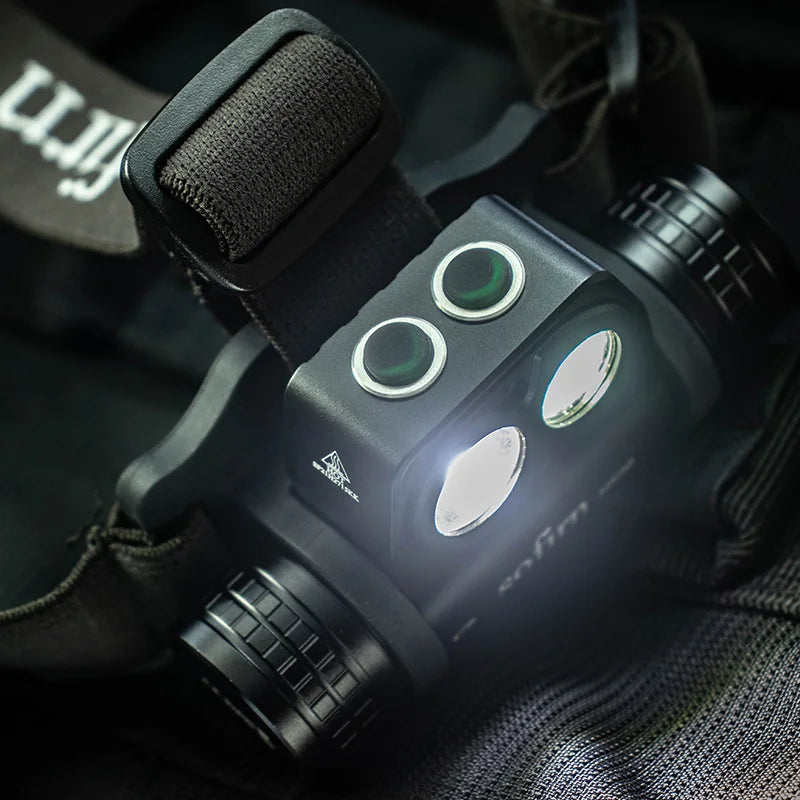 [Ship from China warehouse] SOFIRN HS20 Rechargeable Headlamp with Spotlight Floodlight