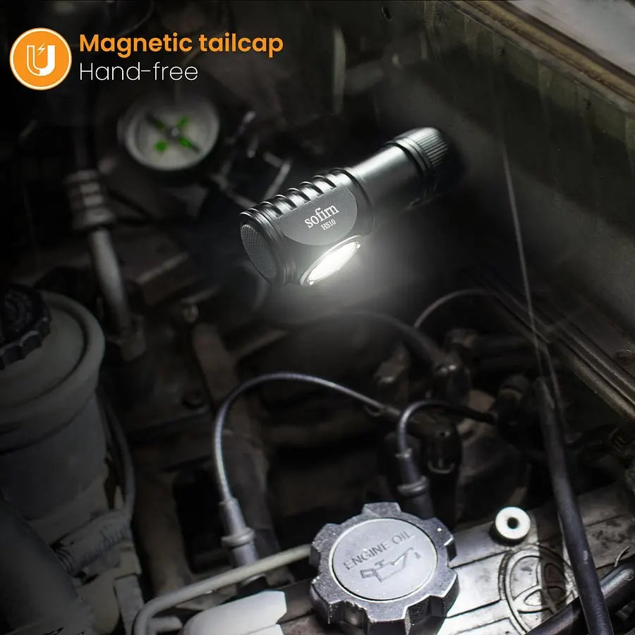 SOFIRN HS10 Mini Rechargeable Headlamp with Magnet Tail