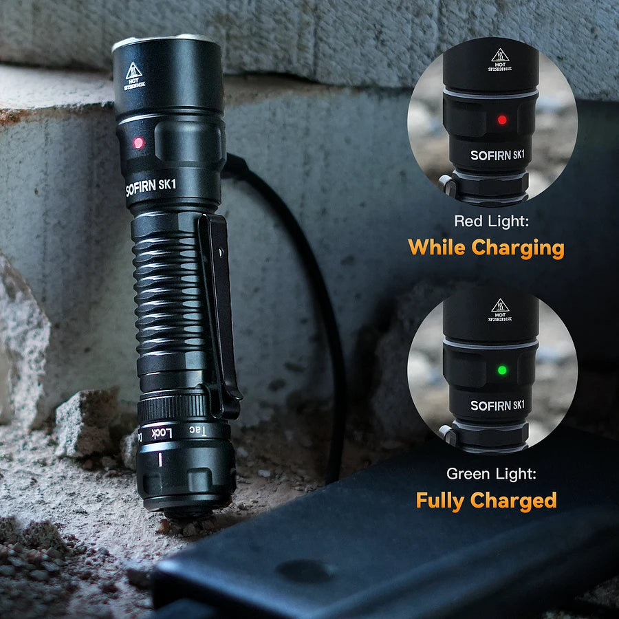 [Ship from China warehouse] SOFIRN SK1 Long-range Tactical Flashlight