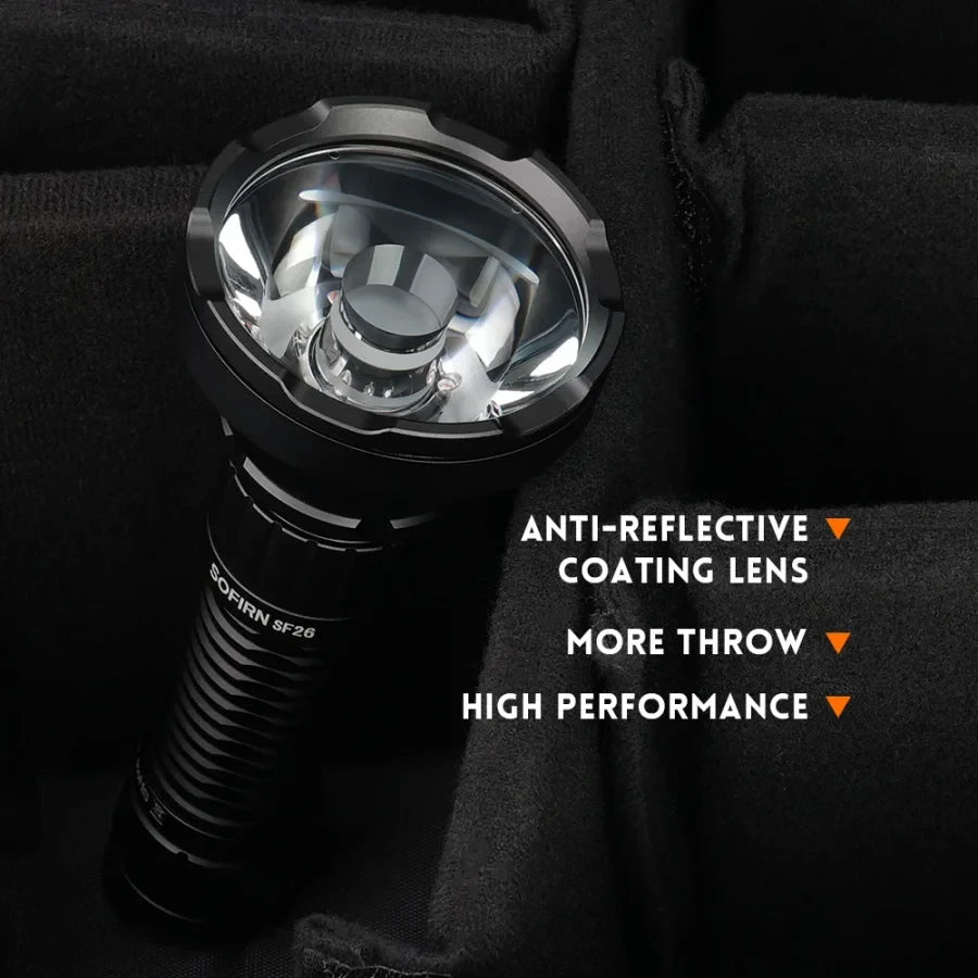 SOFIRN SF26 Rechargeable EDC Flashlight with Tail Switch