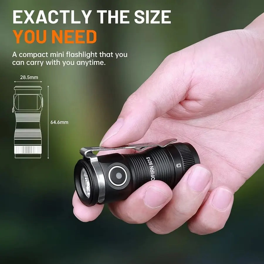 SOFIRN SC13 Mini USB-C Rechargeable Flashlight