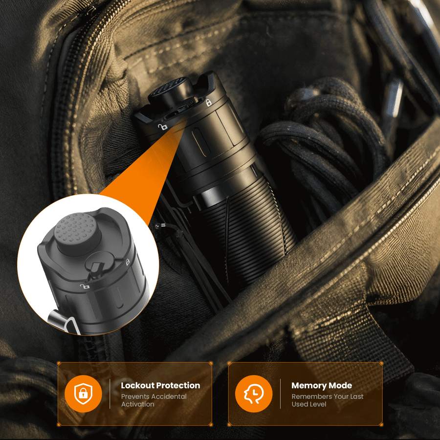 SOFIRN SK31 6800-Lumen Type-C Rechargeable Flashlight Featuring Tactical & Outdoor Modes