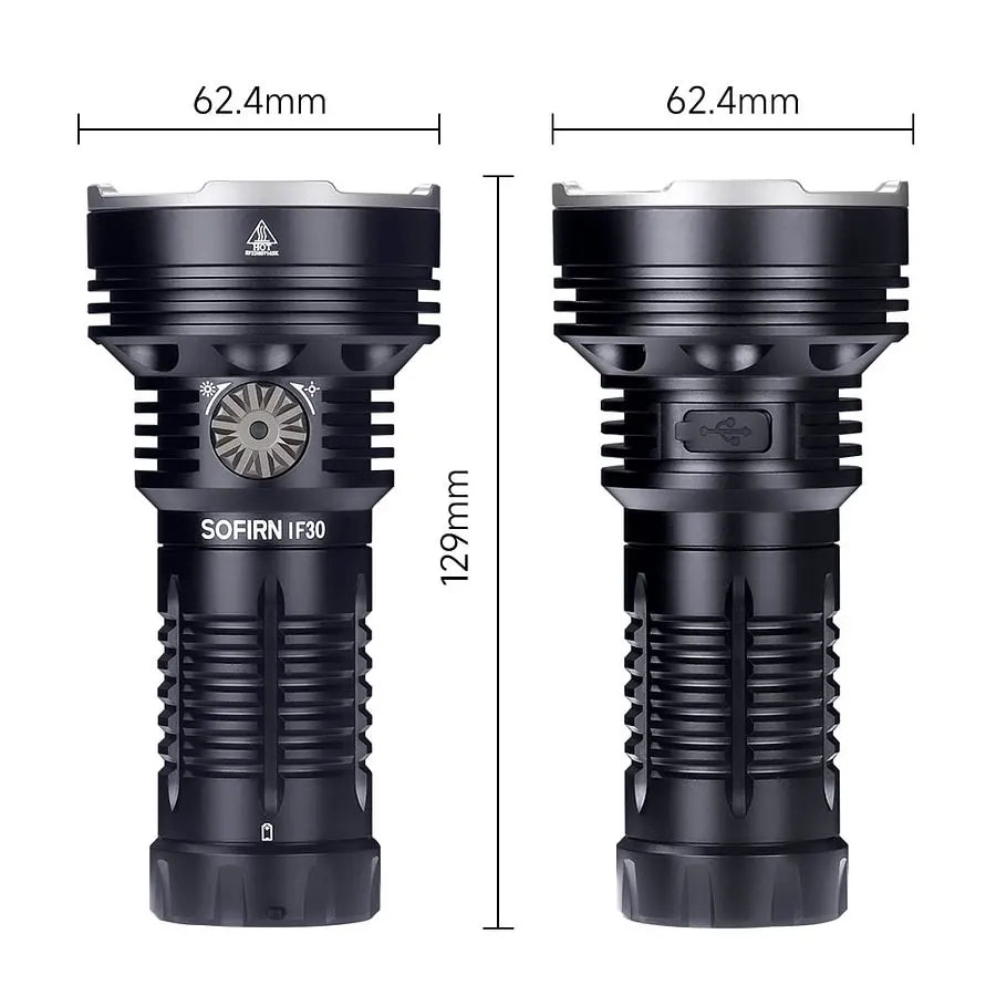SOFIRN IF30 Powerful Rechargeable Flashlight