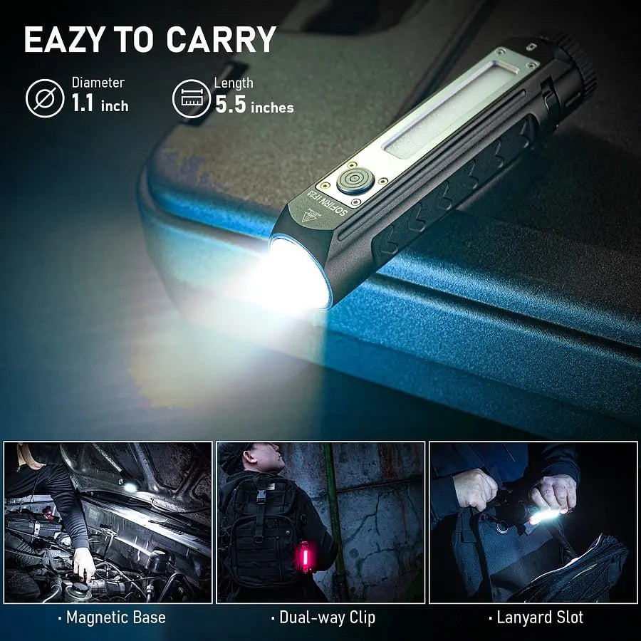 SOFIRN IF23 Rechargeable EDC Flashlight with Side RGB Light
