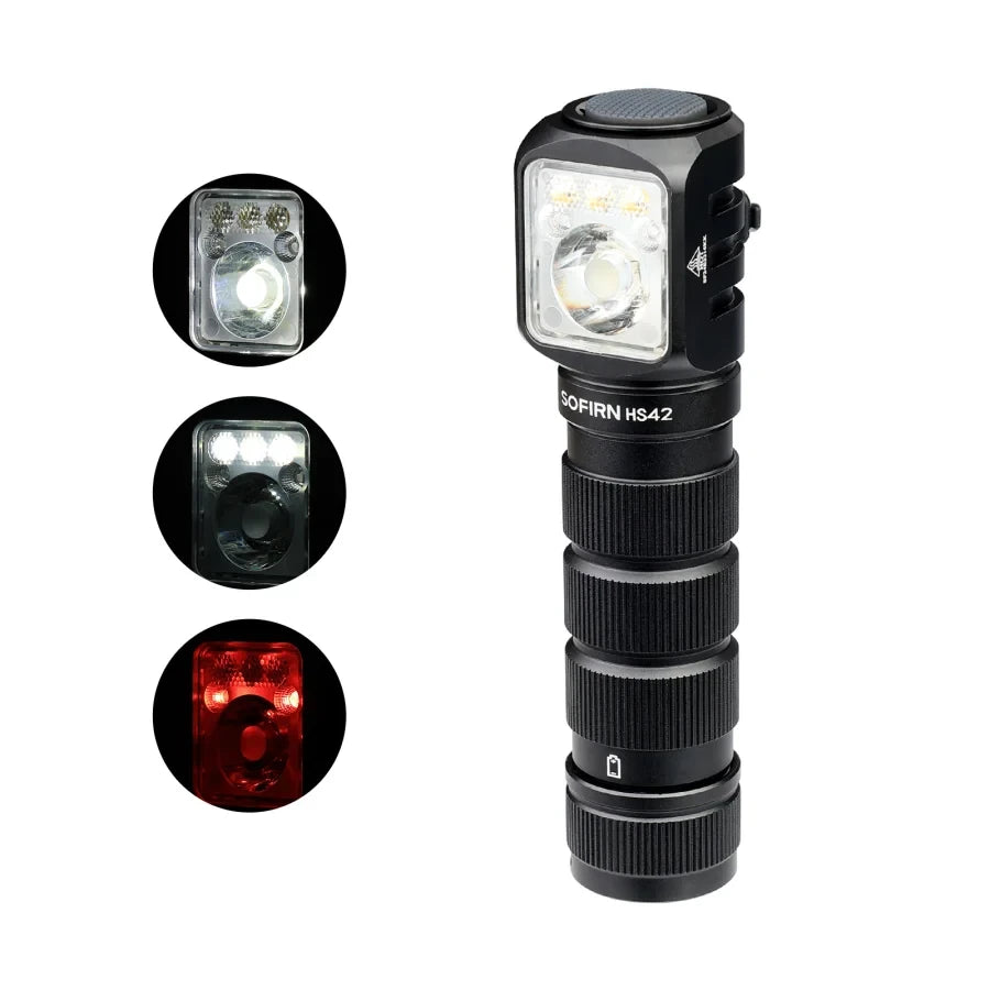 SOFIRN HS42 2100 Lumens Headlamp with Spotlight Floodlight