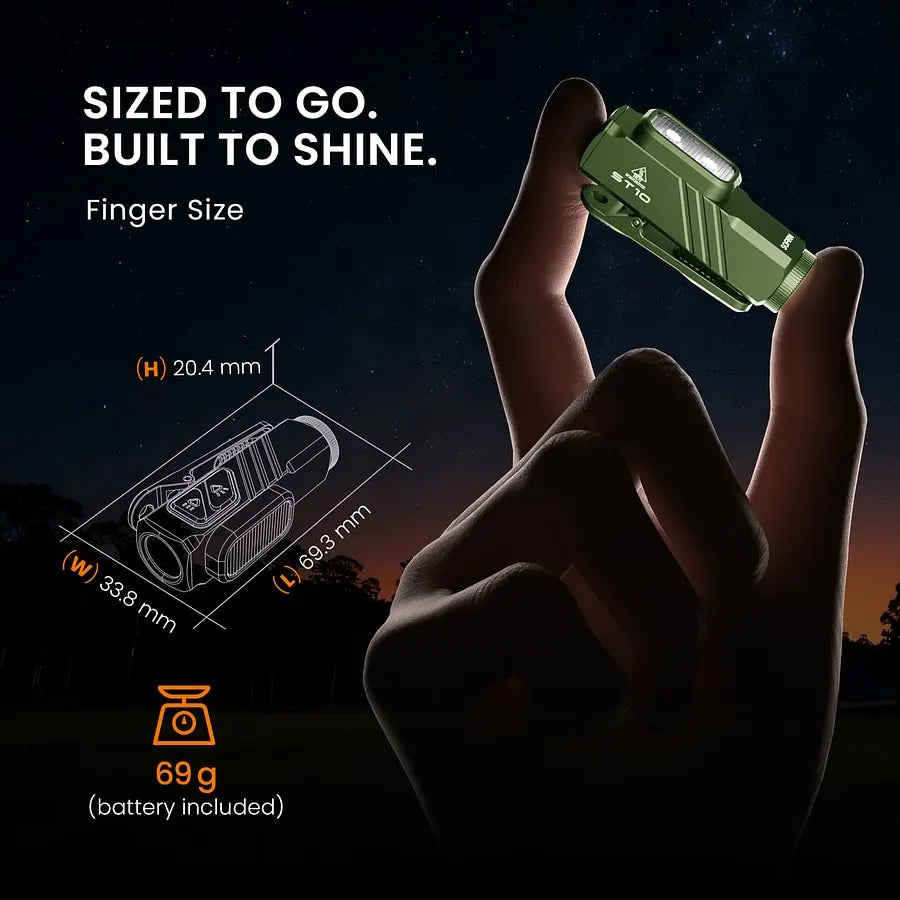 SOFIRN ST10 A Detachable 3-Beam-in-1 Flashlight with 100lm Instant-on Side Red Light