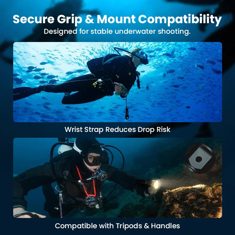 [Ship from China warehouse] SOFIRN SD11 Scuba Diving Flashlight Max 5000 Lumens, IPX8 Waterproof Flashlight with 2-CCT White Light and Red Light