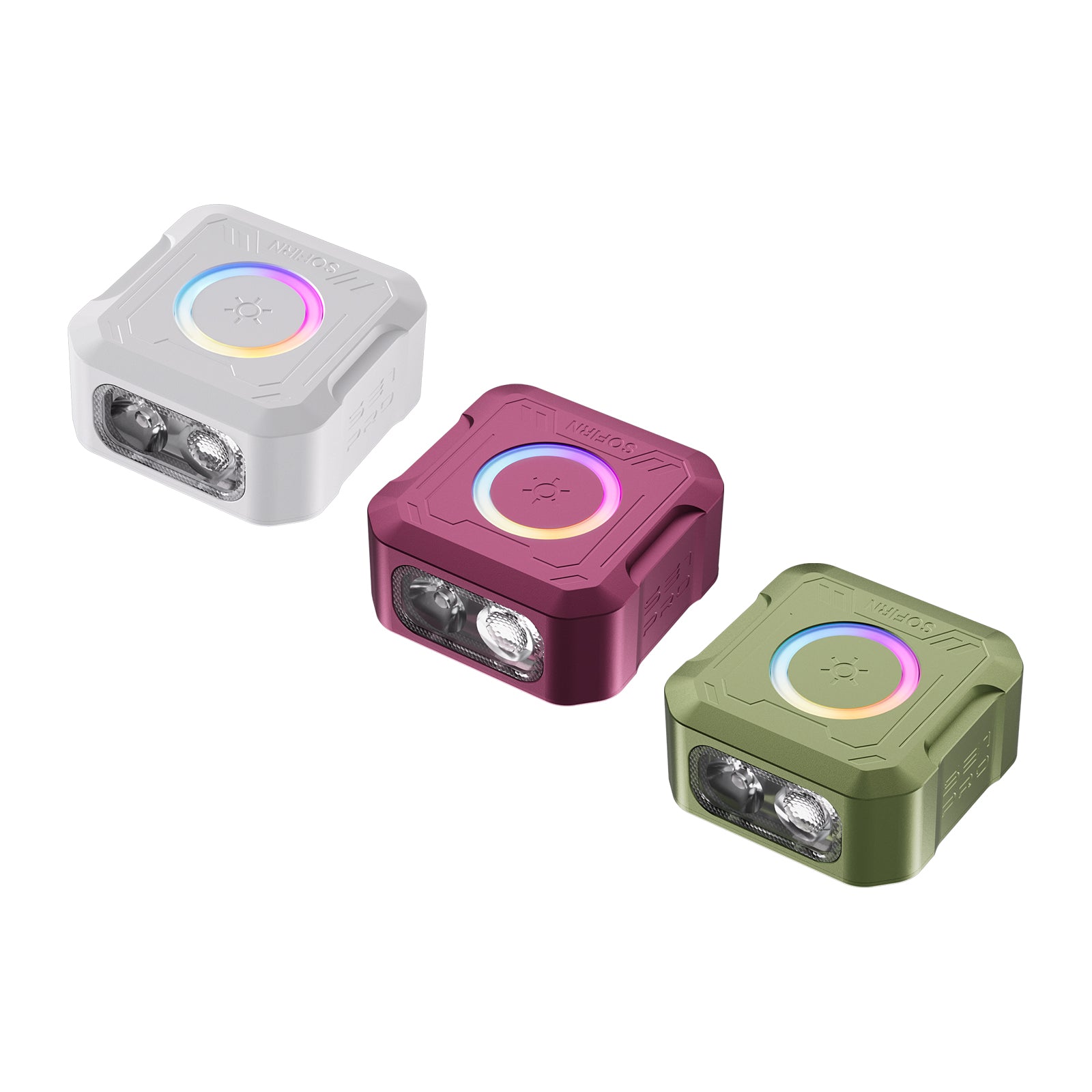 SOFIRN SE1 PRO EDC Pocket Light with High-CRI White Light, Single-LED RGB Illumination, Fresh New Look, Wearable Light