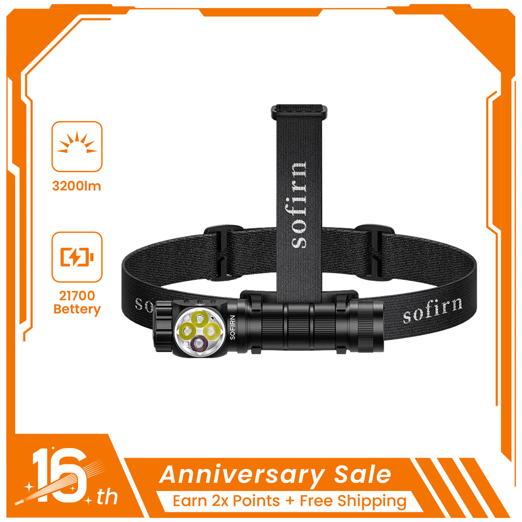 SOFIRN HS43 SOFIRN's 1st Hybrid Headlamp with Magnetic Rotary Switch