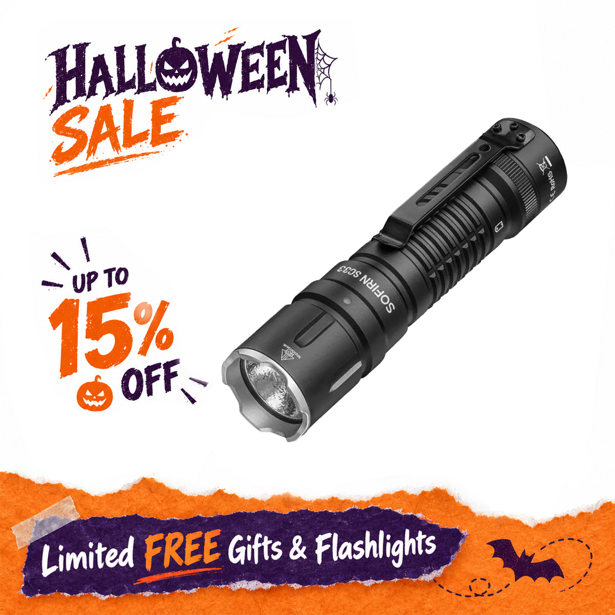 SOFIRN SC33 Powerful EDC Flashlight