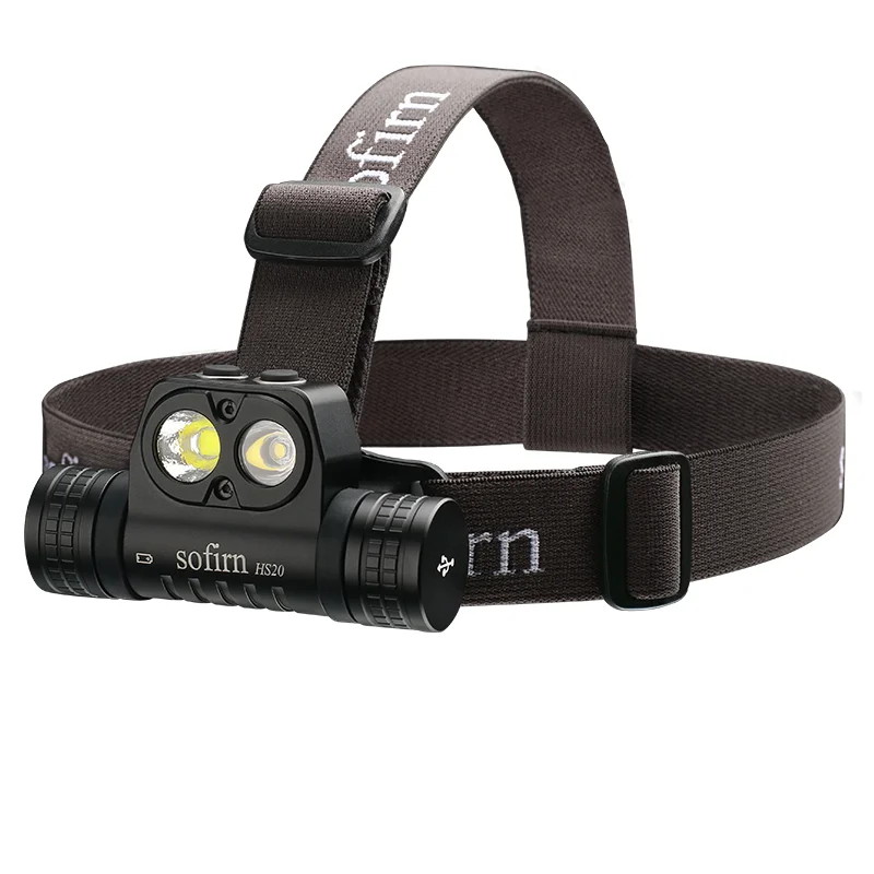SOFIRN HS20 Rechargeable Headlamp with Spotlight Floodlight