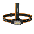 SOFIRN HS23 3320LM Rechargeable Headlamp with Triple Light Source, High CRI & Red Light