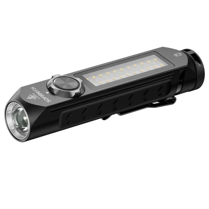 Sofirn IF24 RGB 2000 Lumens Powerful Flashlight with USB-C Rechargeable Spotlight and Floodlight