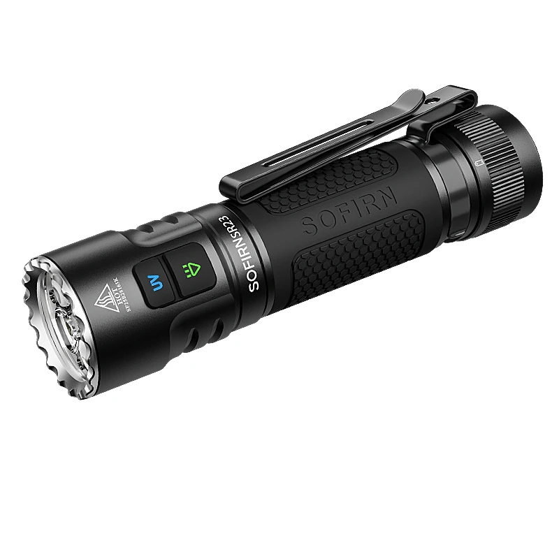 SOFIRN SR23 Sofirn's 1st EDC Flashlight with 360nm UV Light & A Stainless Steel Strike Bezel