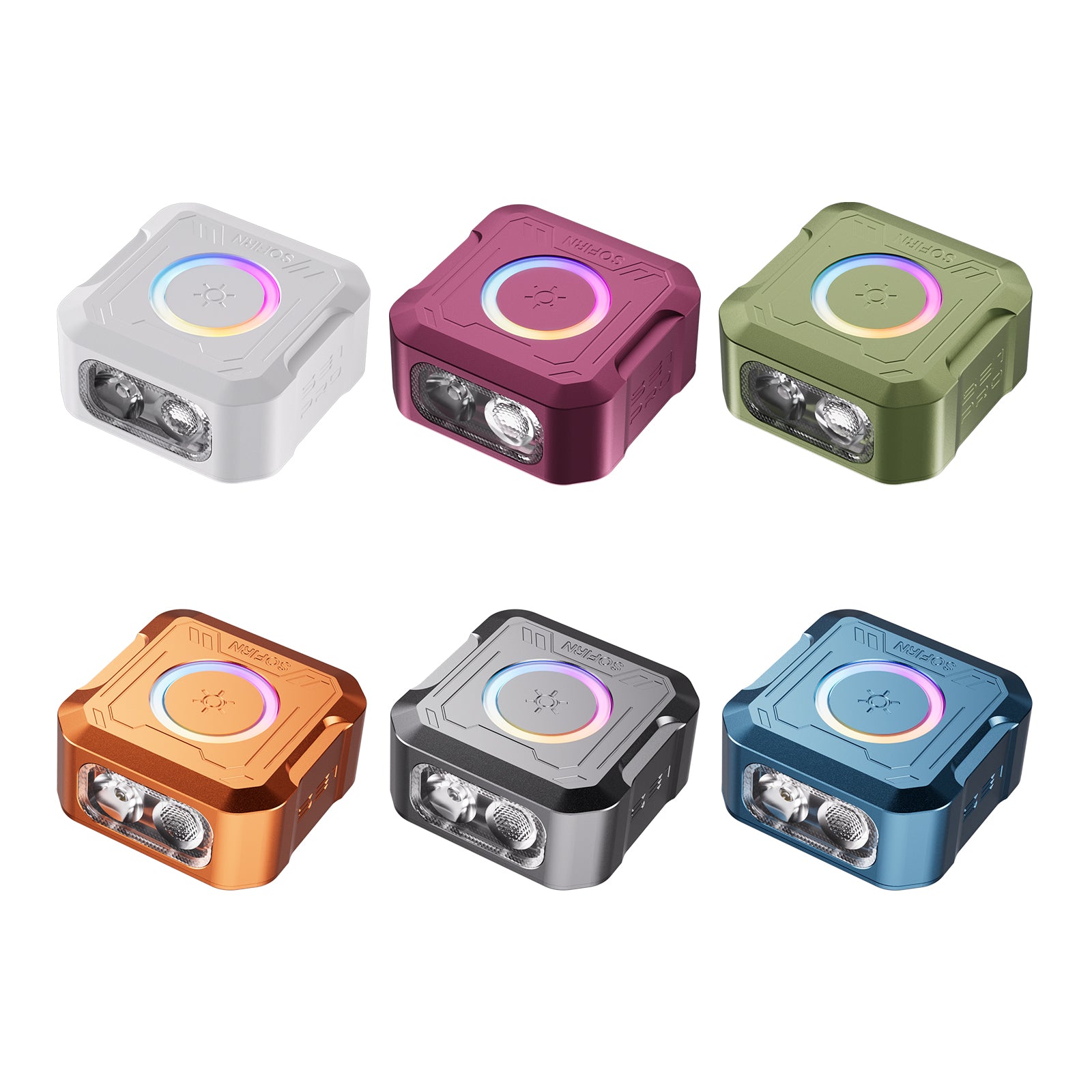 SOFIRN SE1 PRO EDC Pocket Light with High-CRI White Light, Single-LED RGB Illumination, Fresh New Look, Wearable Light
