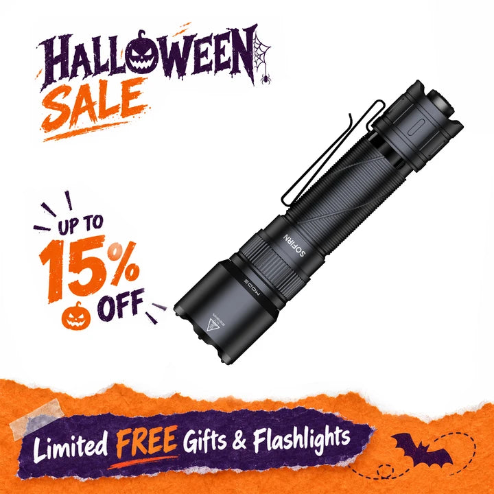SOFIRN SK31 6800-Lumen Type-C Rechargeable Flashlight Featuring Tactical & Outdoor Modes